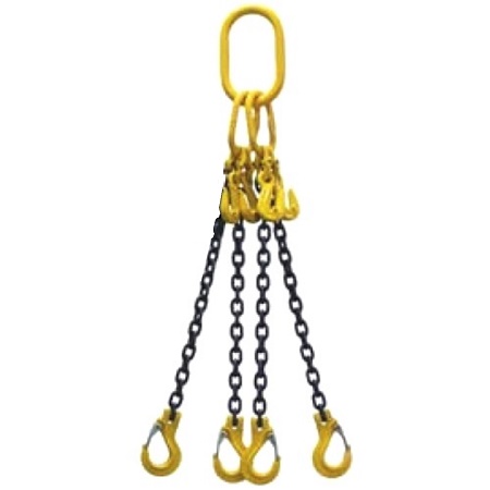 4 Leg Chain Sling+Hook A339+Shortening